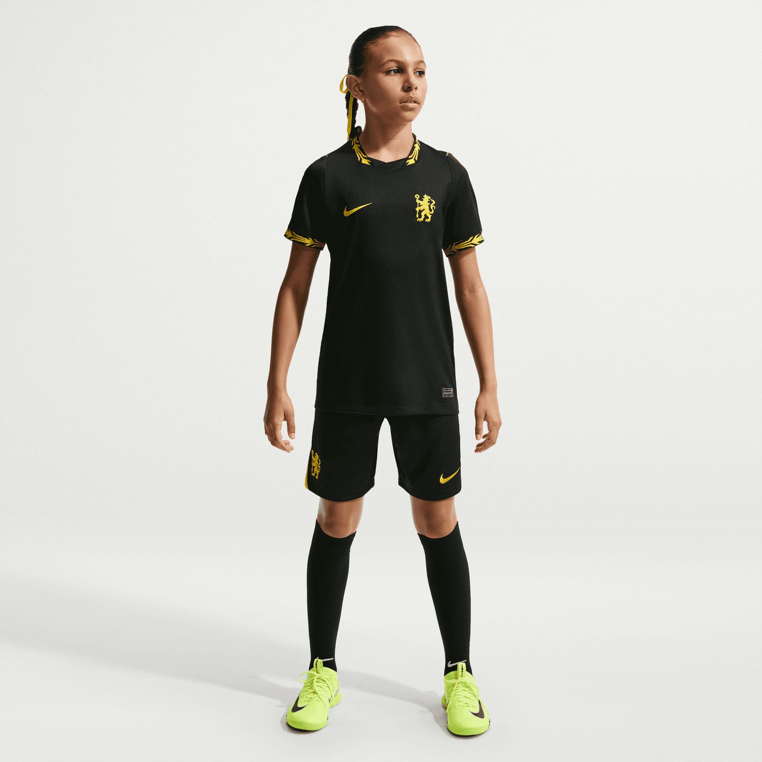CHELSEA 26/27 AWAY JERSEY YOUTH (BLACK/YELLOW)
