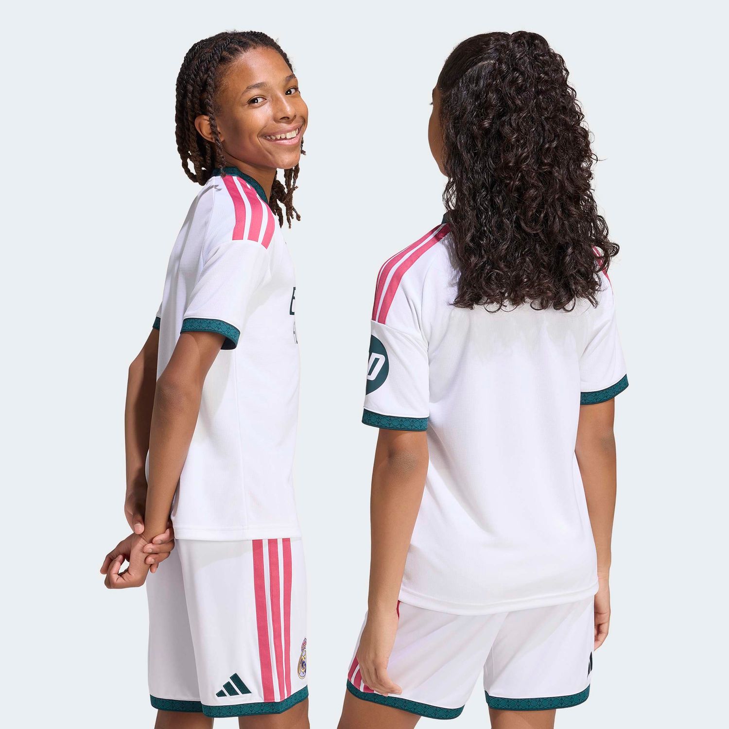 REAL MADRID 26/27 HOME JERSEY YOUTH (WHITE/PINK)