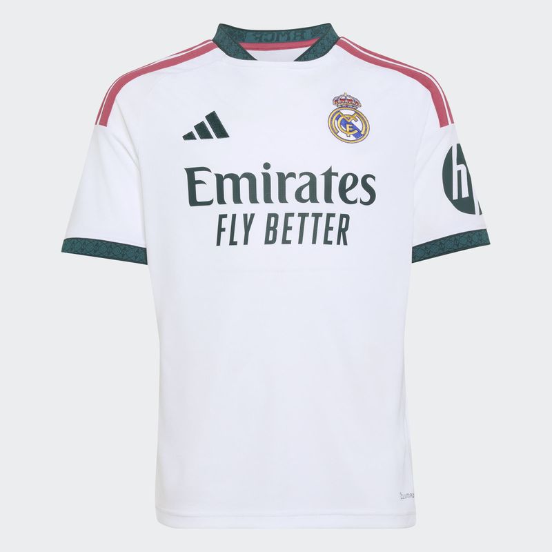 REAL MADRID 26/27 HOME JERSEY YOUTH (WHITE/PINK)