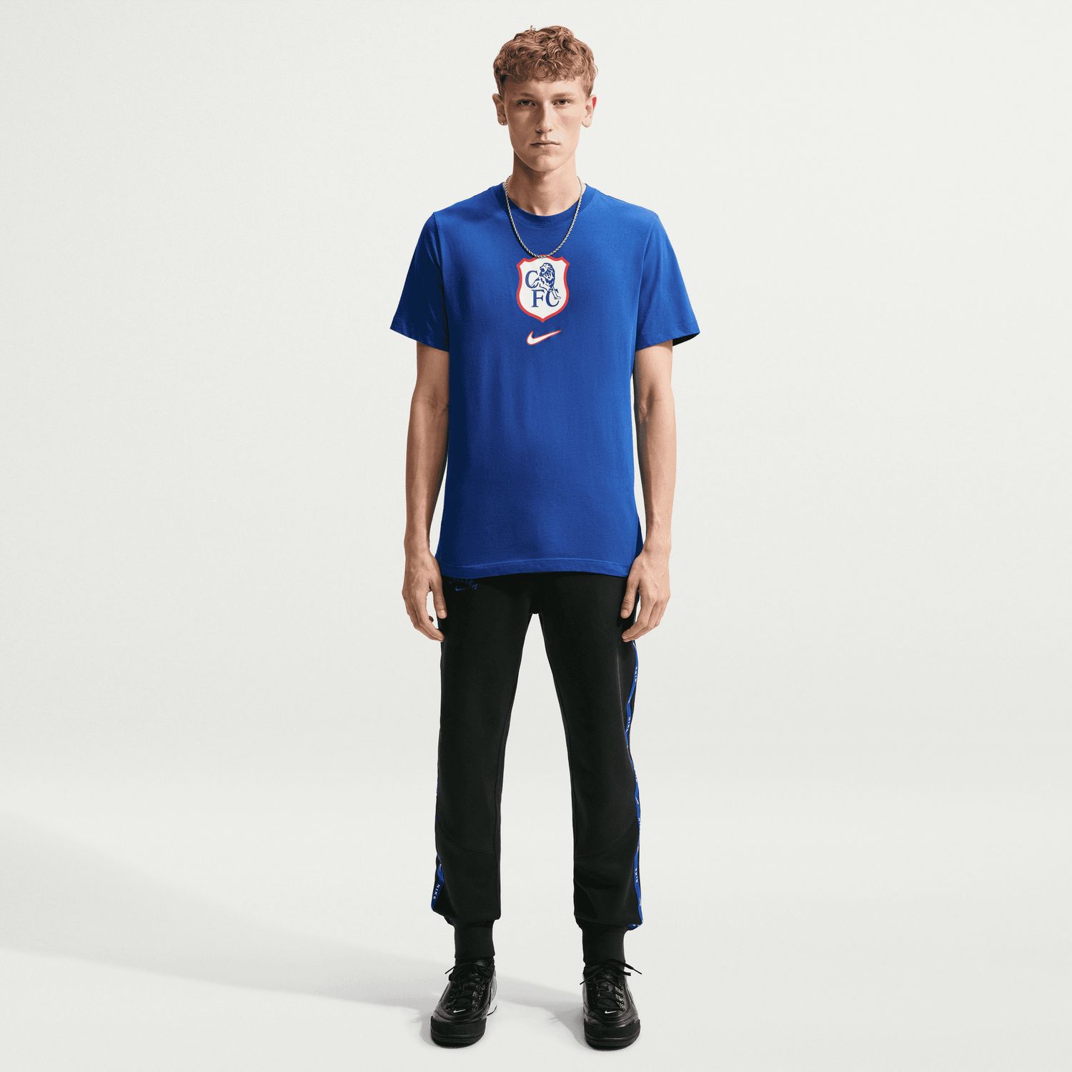 CHELSEA 26/27 SHIELD CREST TEE (BLUE)