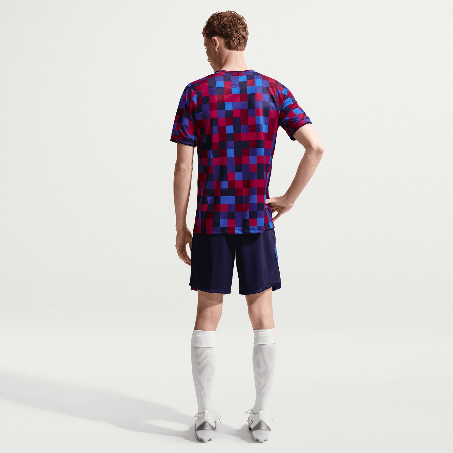 FC BARCELONA 26/27 PREMATCH JERSEY (RED/BLUE)