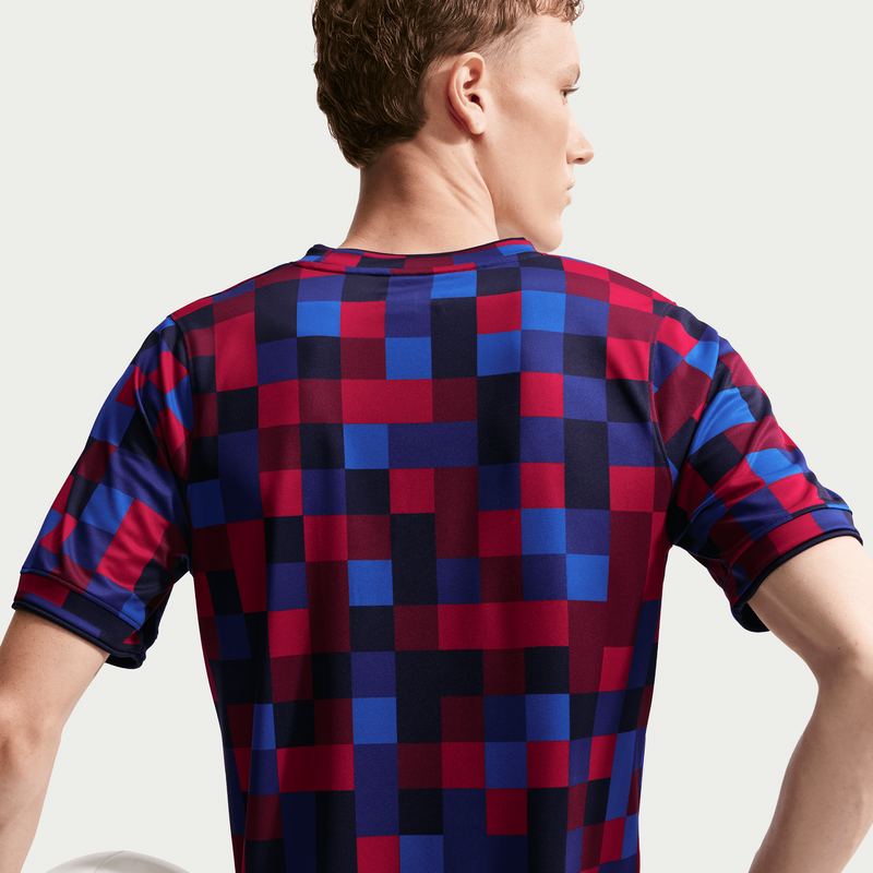 FC BARCELONA 26/27 PREMATCH JERSEY (RED/BLUE)
