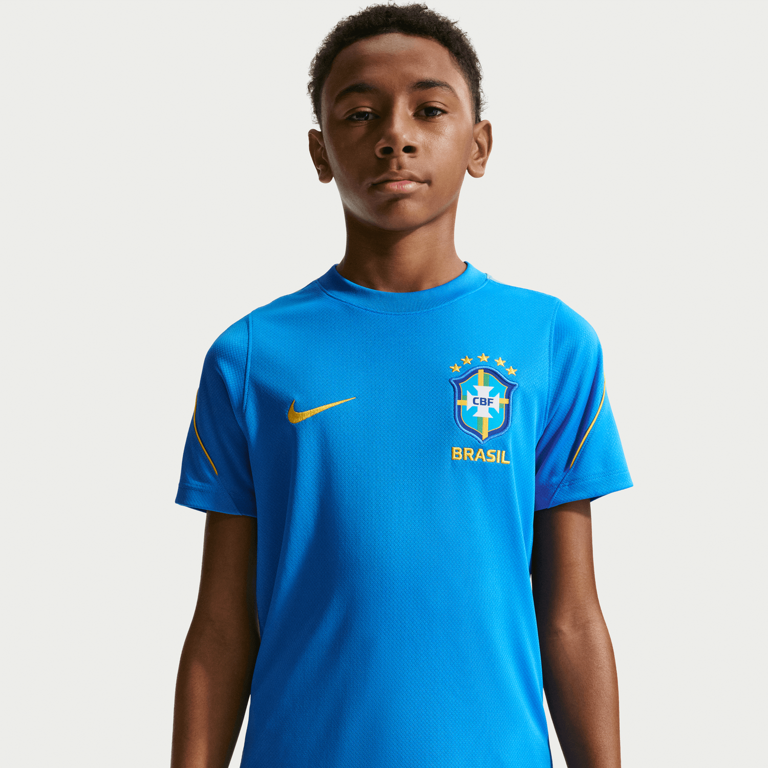 BRAZIL 2026 STRIKE TRAINING JERSEY YOUTH (BLUE)