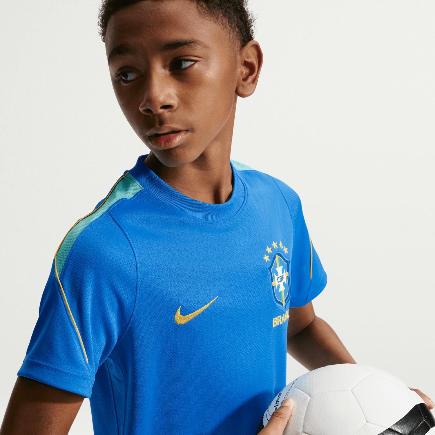 BRAZIL 2026 STRIKE TRAINING JERSEY YOUTH (BLUE)