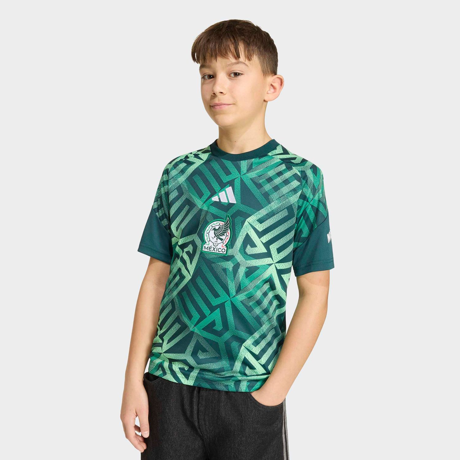 MEXICO 2026 HOME PREMATCH JERSEY YOUTH (GREEN)