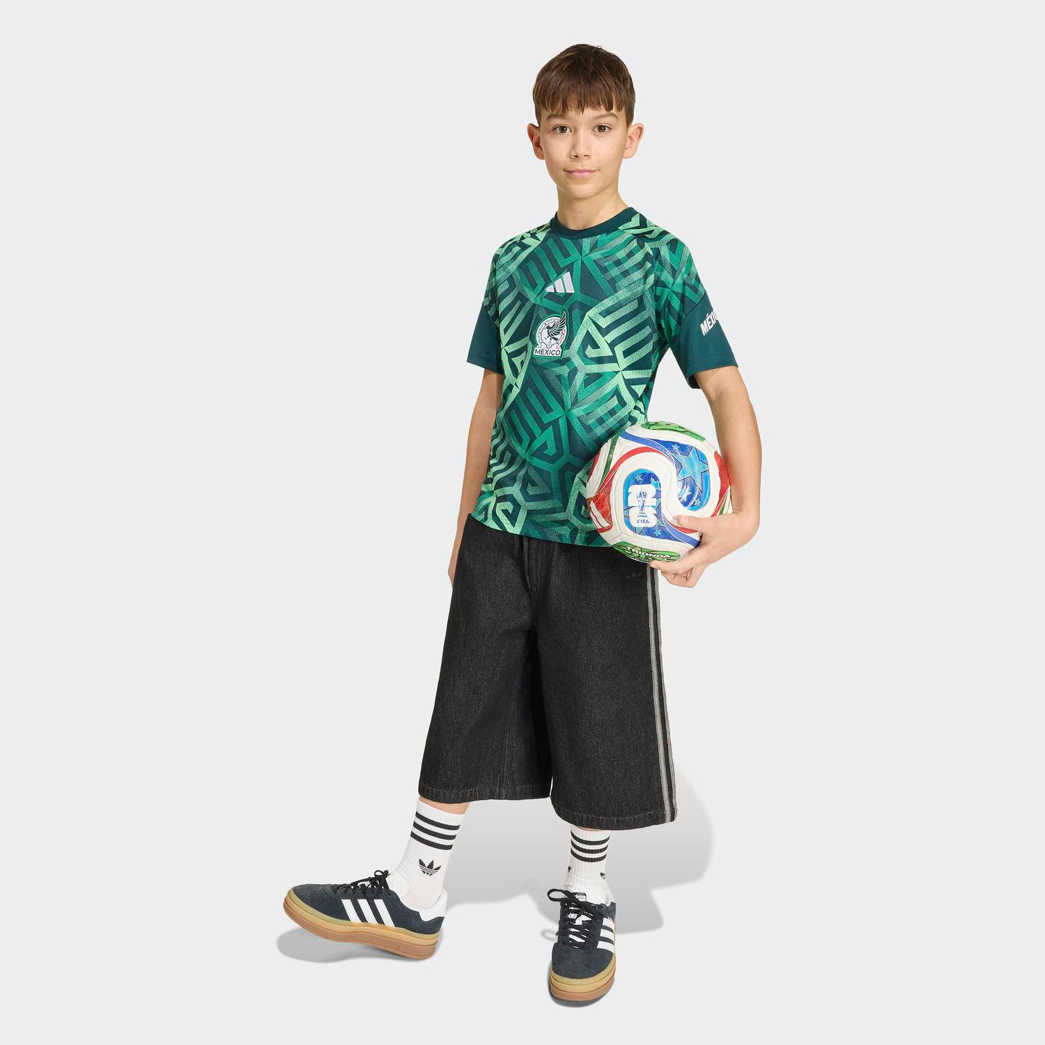 MEXICO 2026 HOME PREMATCH JERSEY YOUTH (GREEN)