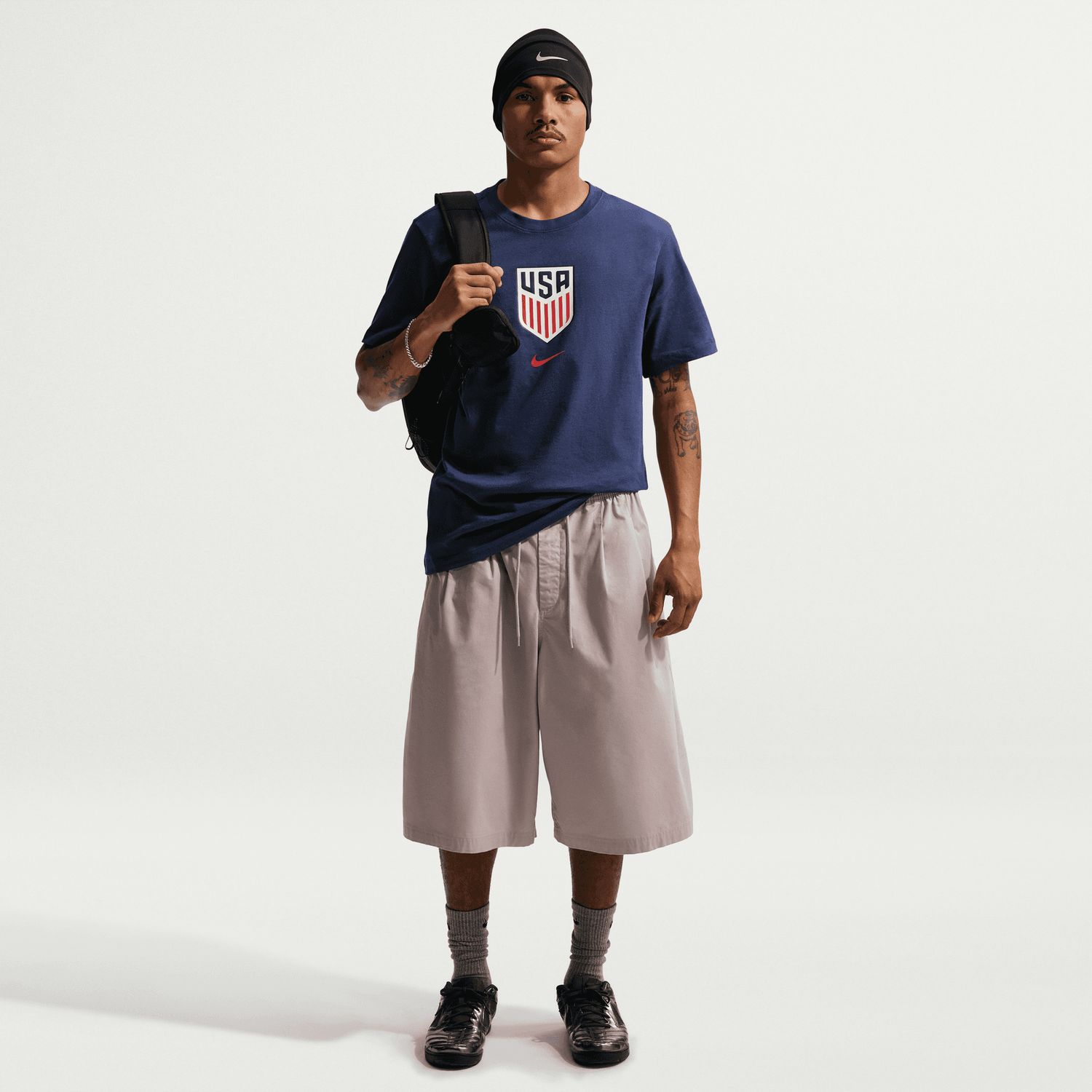 USA 2026 CREST TEE (NAVY)