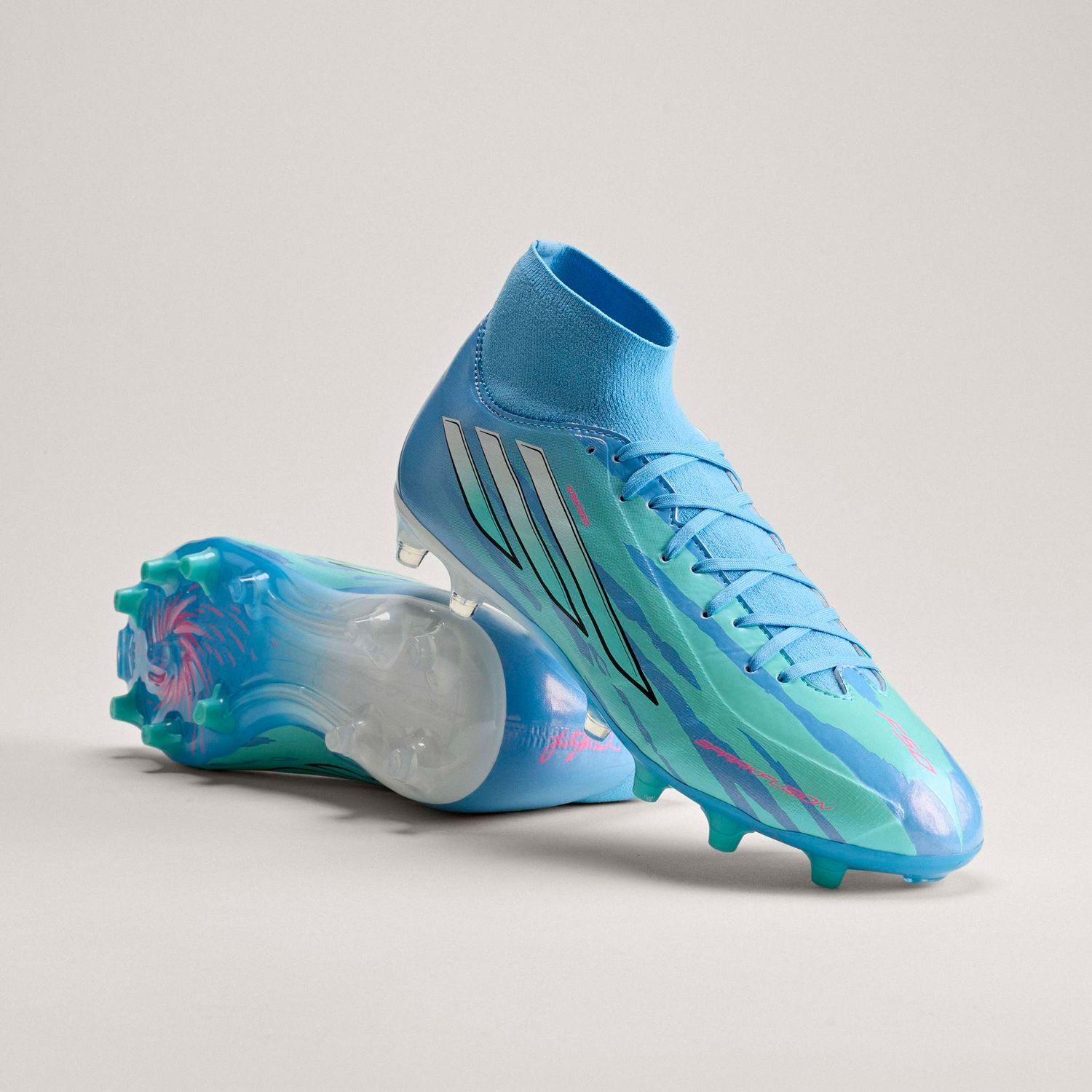 F50 SPARKFUSION LEAGUE FG/AG (BLUE/WHITE)