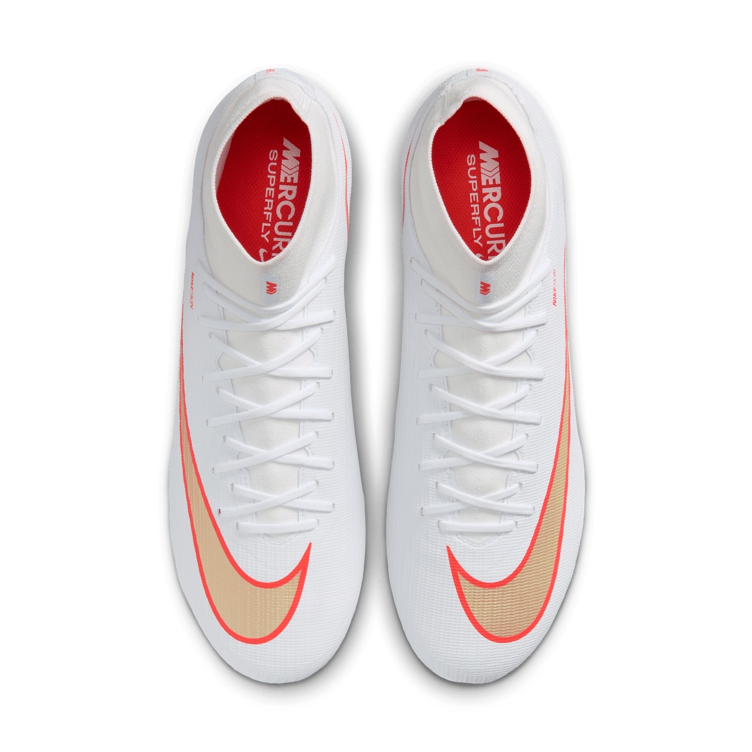 MERCURIAL SUPERFLY 11 ACADEMY FG/MG (WHITE/GOLD)