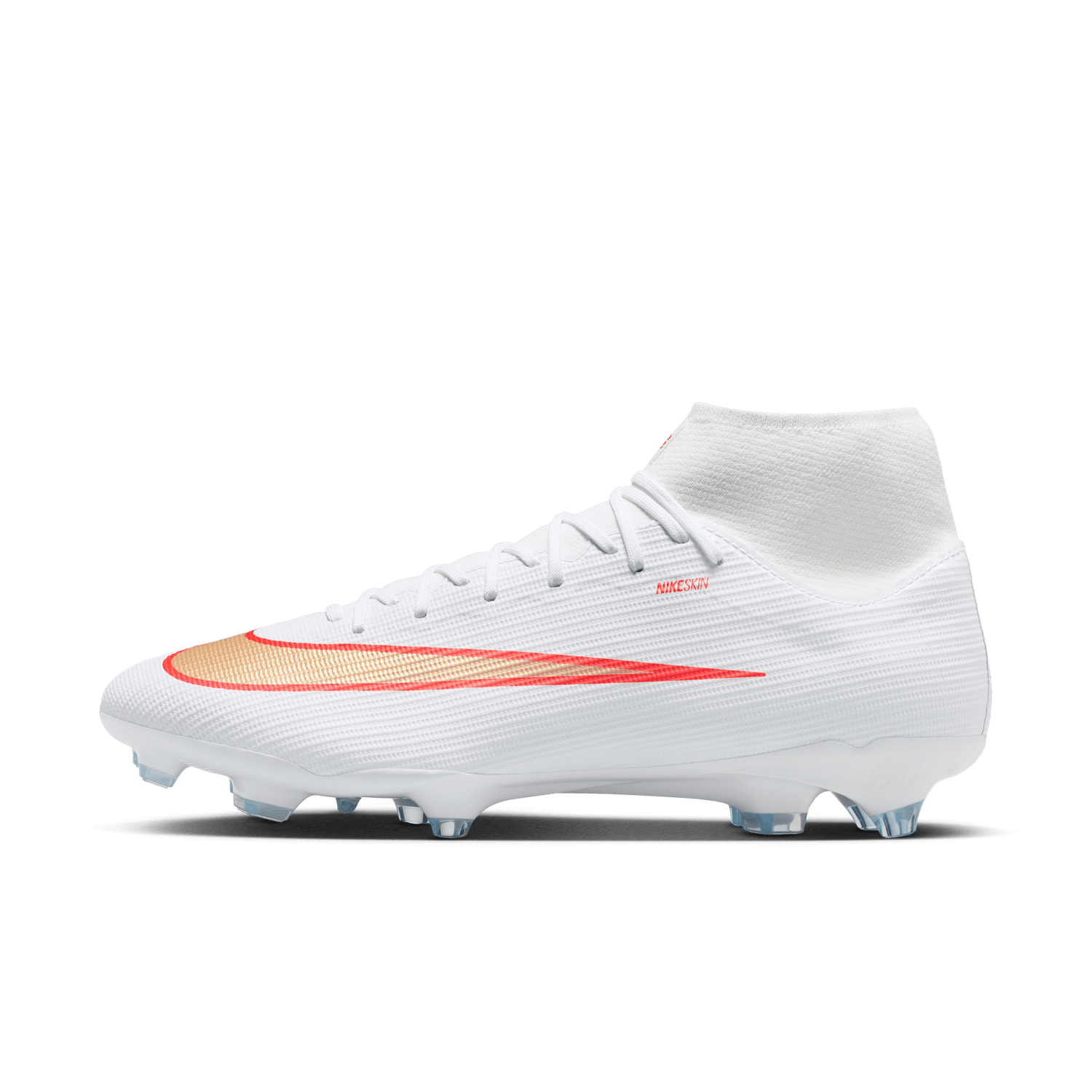 MERCURIAL SUPERFLY 11 ACADEMY FG/MG (WHITE/GOLD)