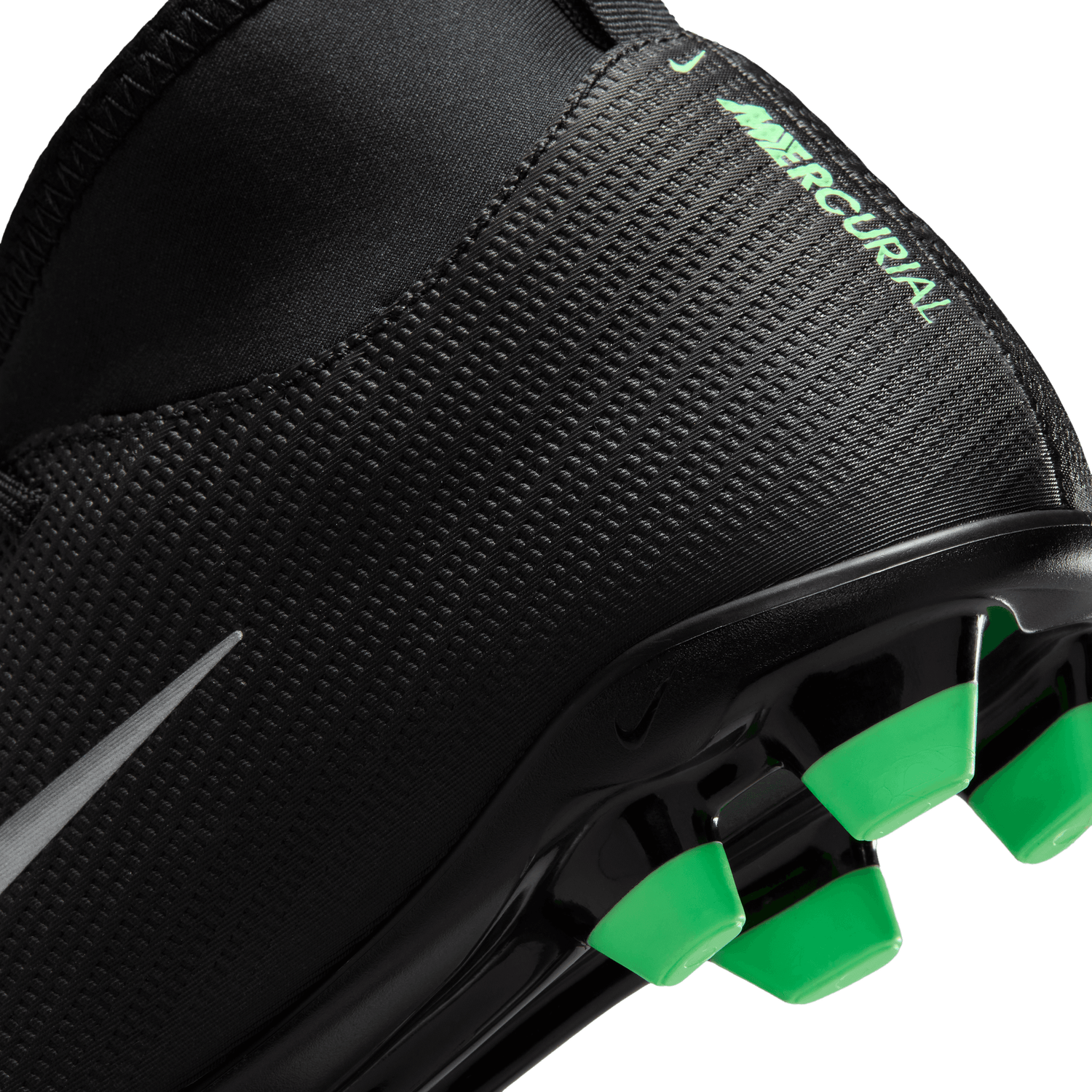 MERCURIAL SUPERFLY 11 CLUB FG/MG JR (BLACK/GREEN)