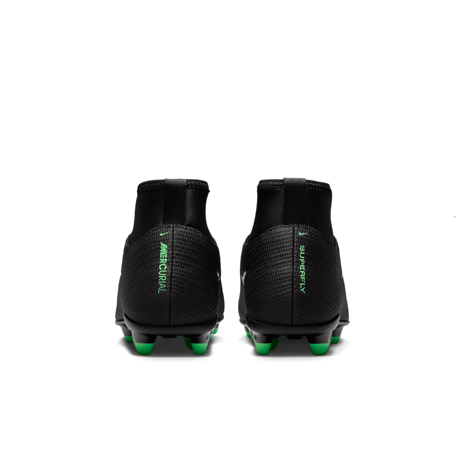 MERCURIAL SUPERFLY 11 CLUB FG/MG JR (BLACK/GREEN)