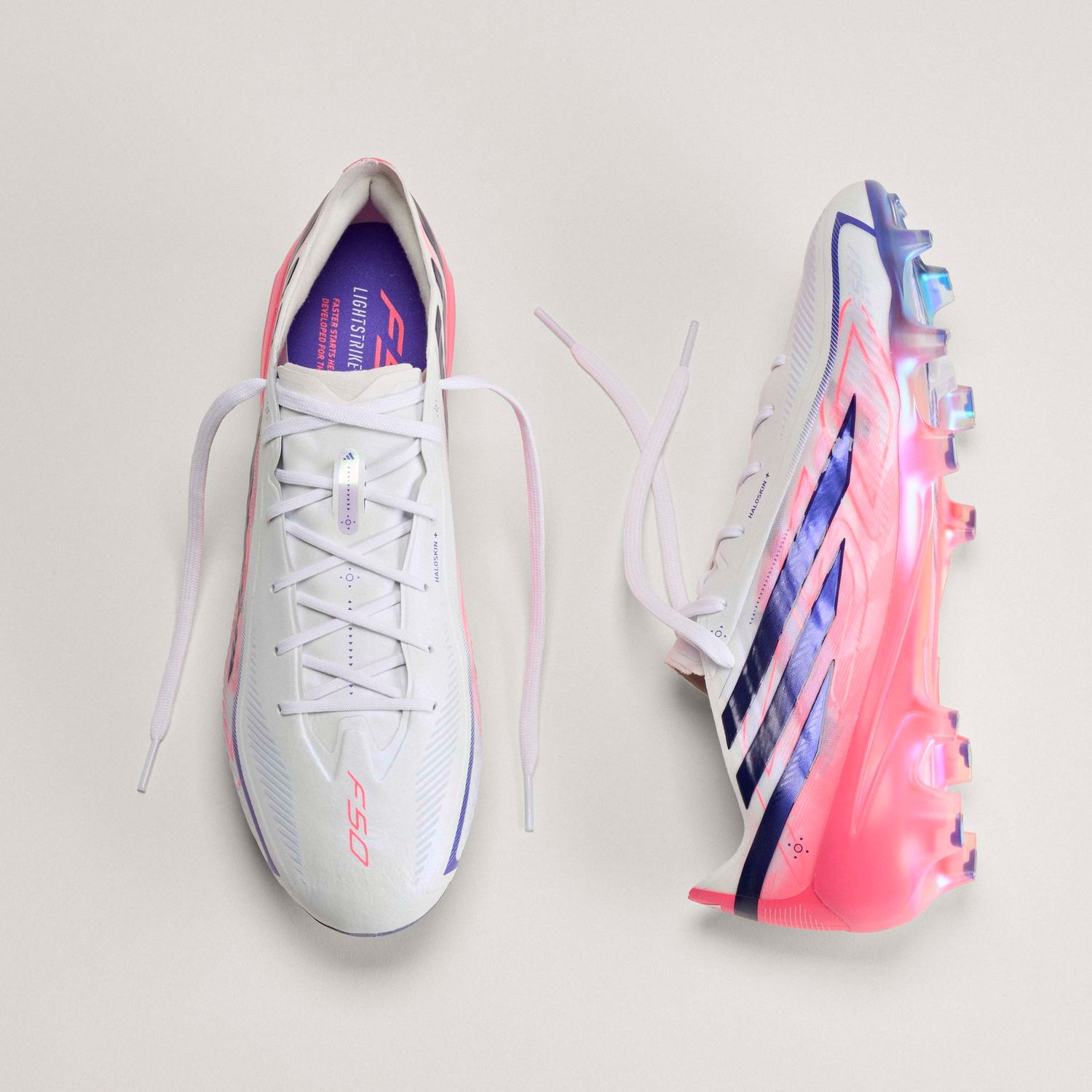 F50 HYPERFAST ELITE FG (WHITE/PURPLE/ SOLAR TURBO)