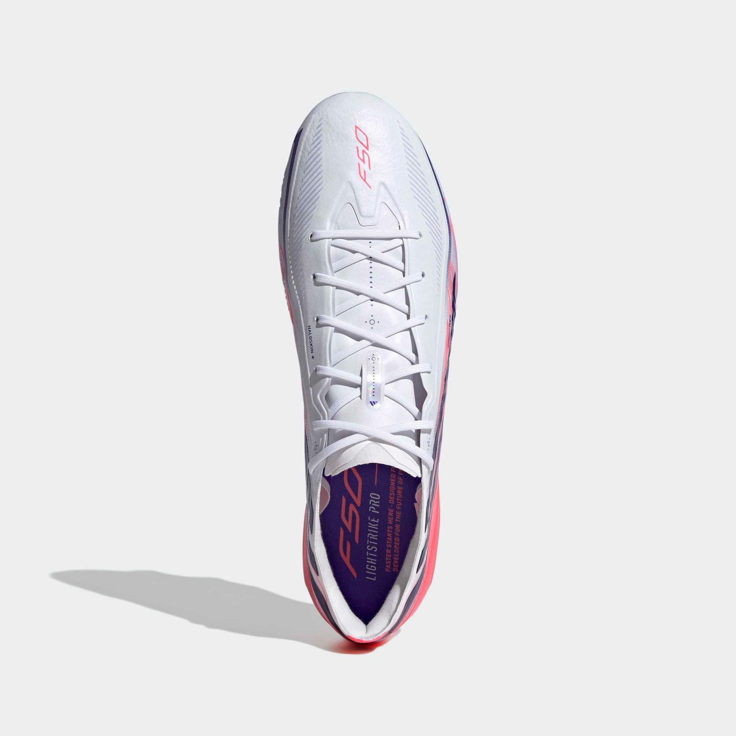F50 HYPERFAST ELITE FG (WHITE/PURPLE/ SOLAR TURBO)