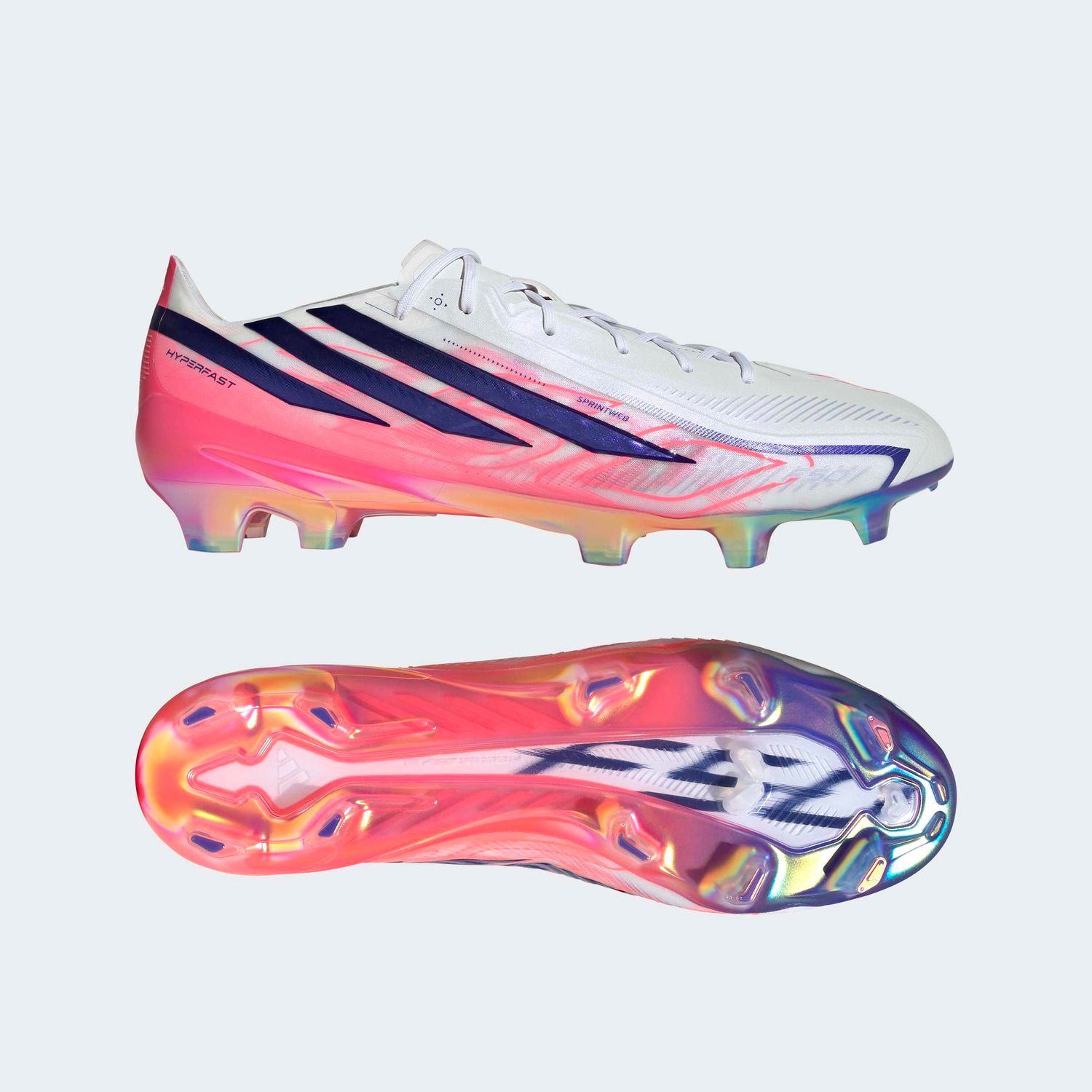F50 HYPERFAST ELITE FG (WHITE/PURPLE/ SOLAR TURBO)