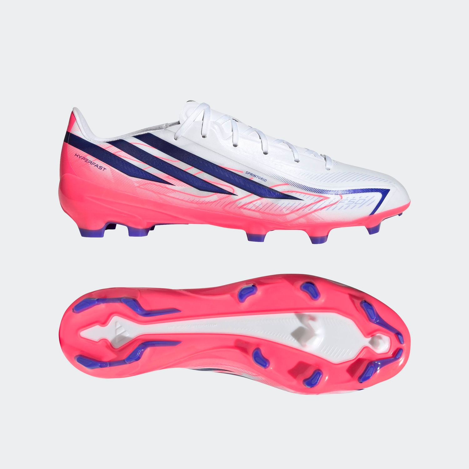 F50 HYPERFAST LEAGUE FG (WHITE/PURPLE/SOLAR TURBO)