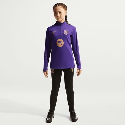 FC BARCELONA 26/27 AWAY STRIKE DRILL TOP YOUTH (PURPLE/GOLD)