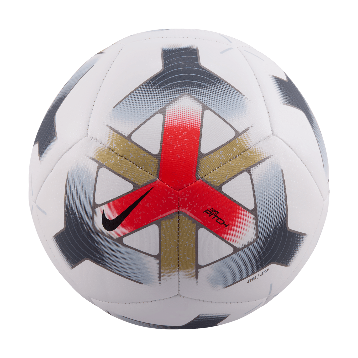 PITCH BALL 26/27 (WHITE/BLACK/RED)