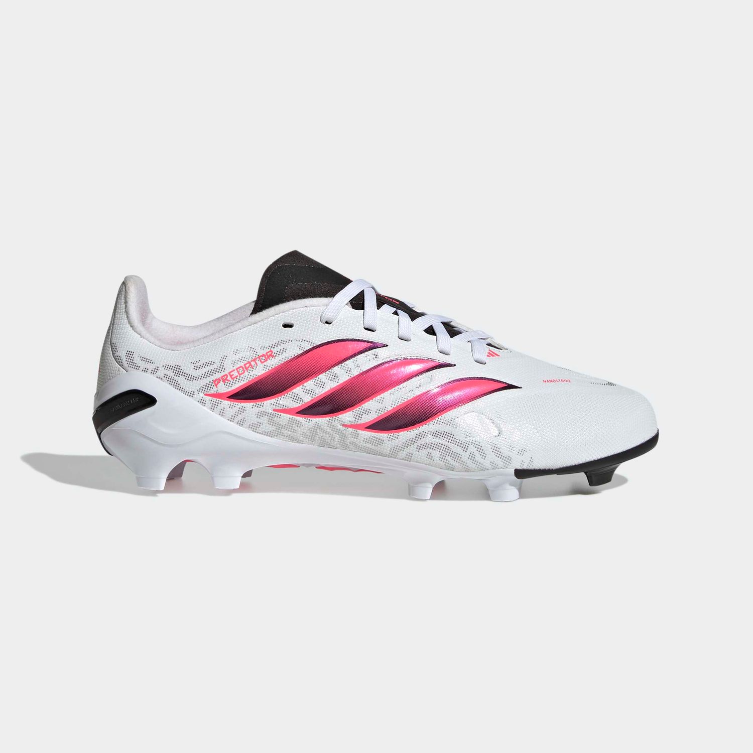 PREDATOR LEAGUE FG JR (WHITE/SOLAR TURBO/BLACK)