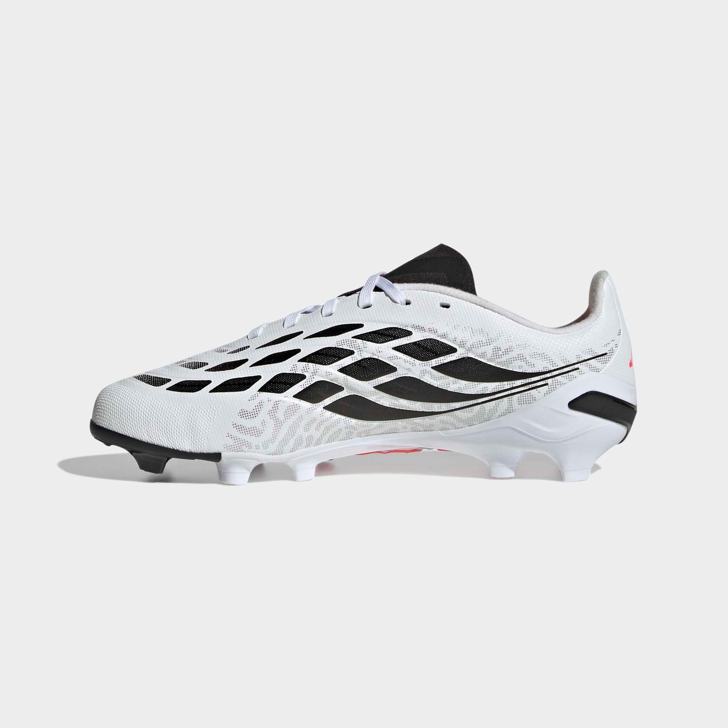 PREDATOR LEAGUE FG JR (WHITE/SOLAR TURBO/BLACK)