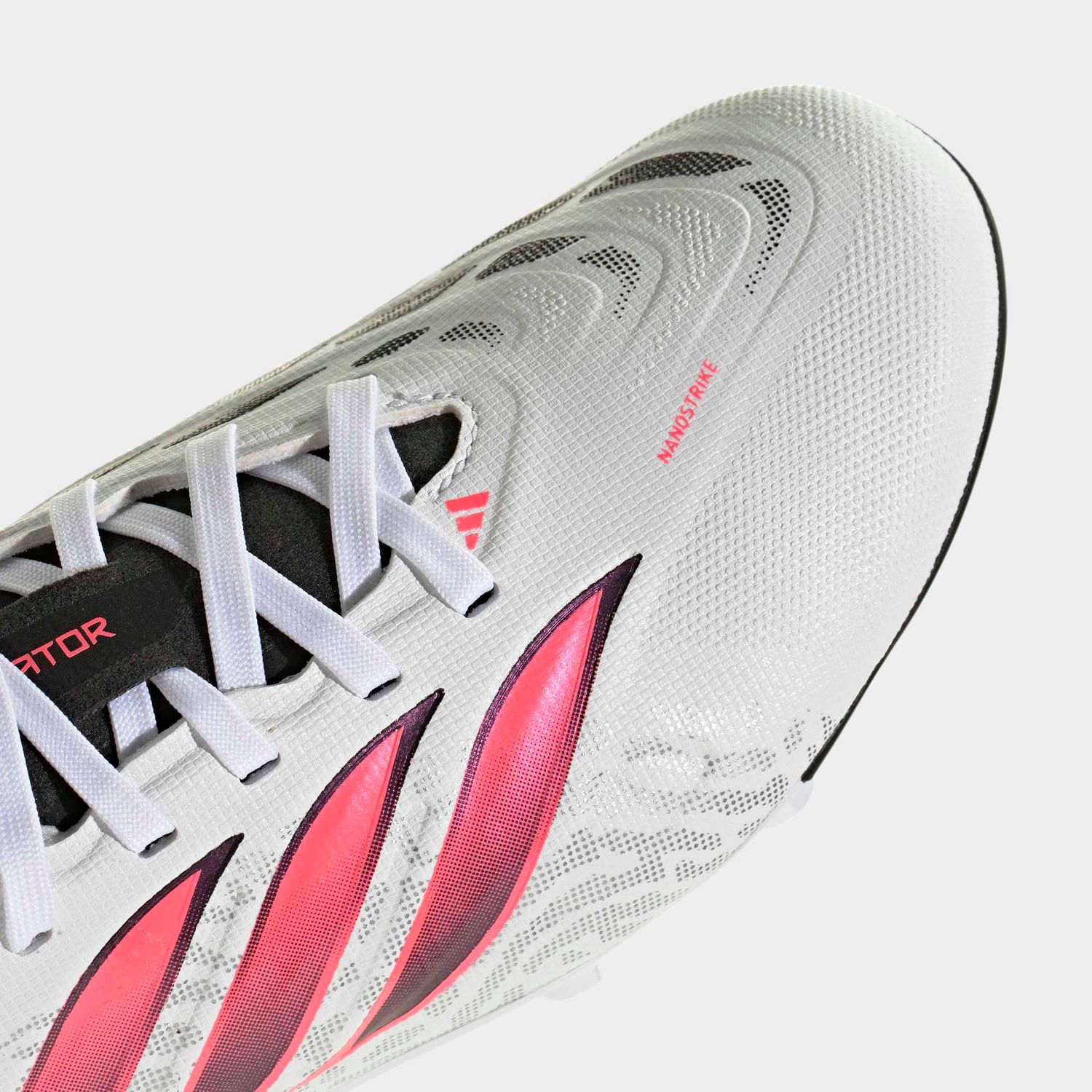 PREDATOR LEAGUE FG JR (WHITE/SOLAR TURBO/BLACK)