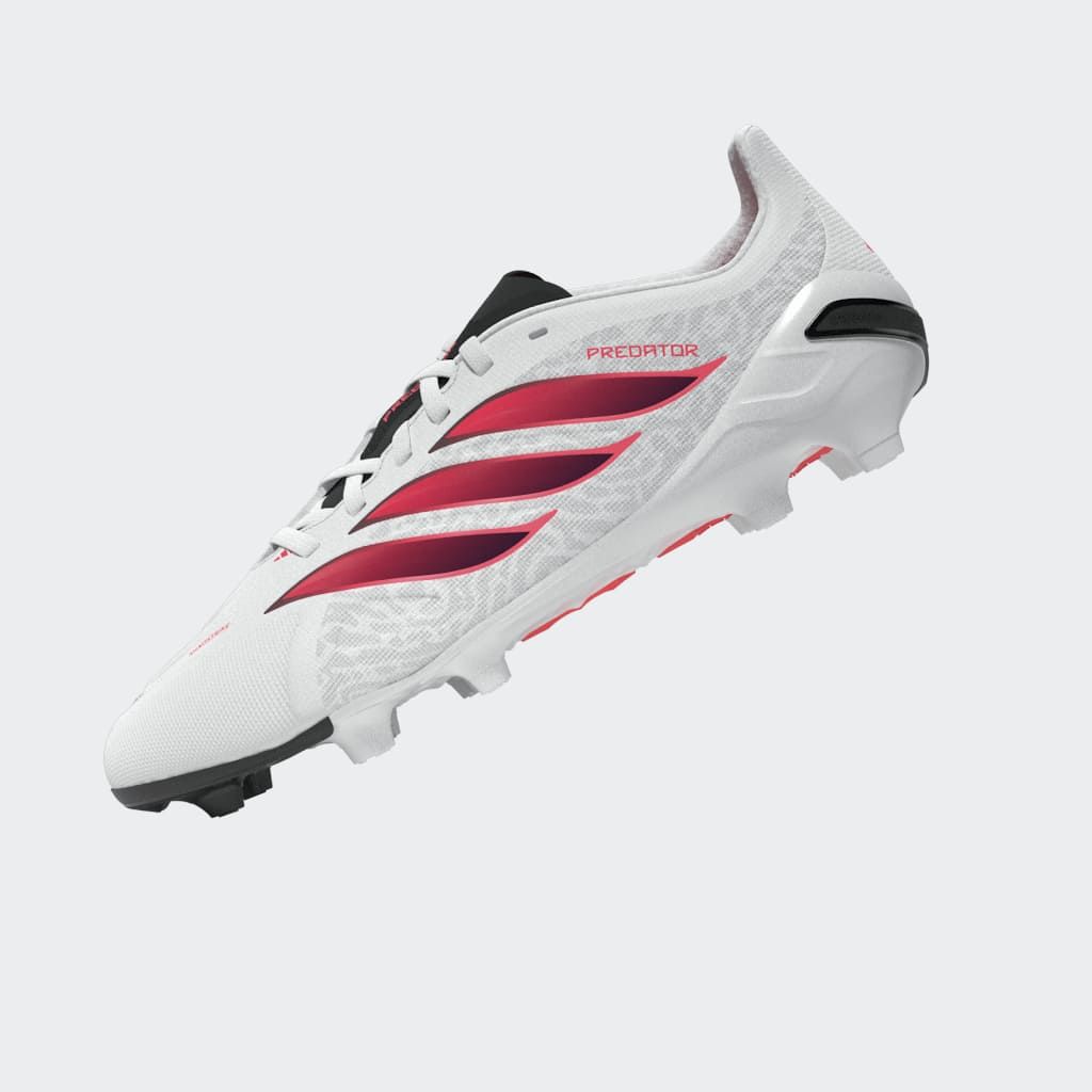 PREDATOR LEAGUE FG JR (WHITE/SOLAR TURBO/BLACK)