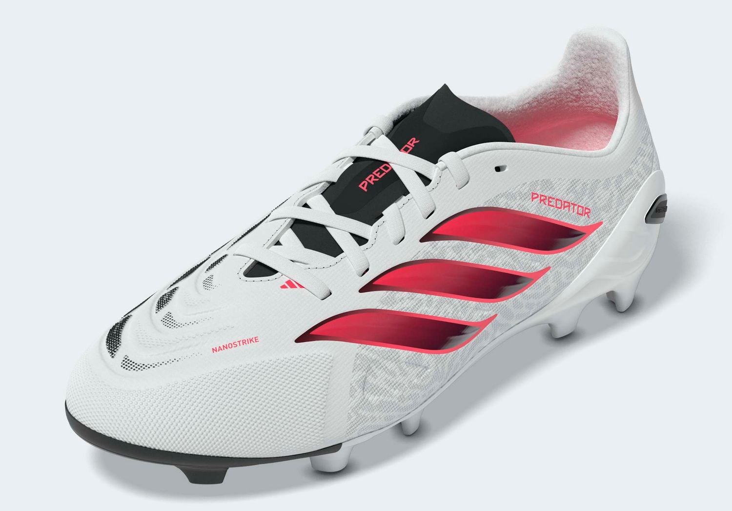 PREDATOR LEAGUE FG JR (WHITE/SOLAR TURBO/BLACK)