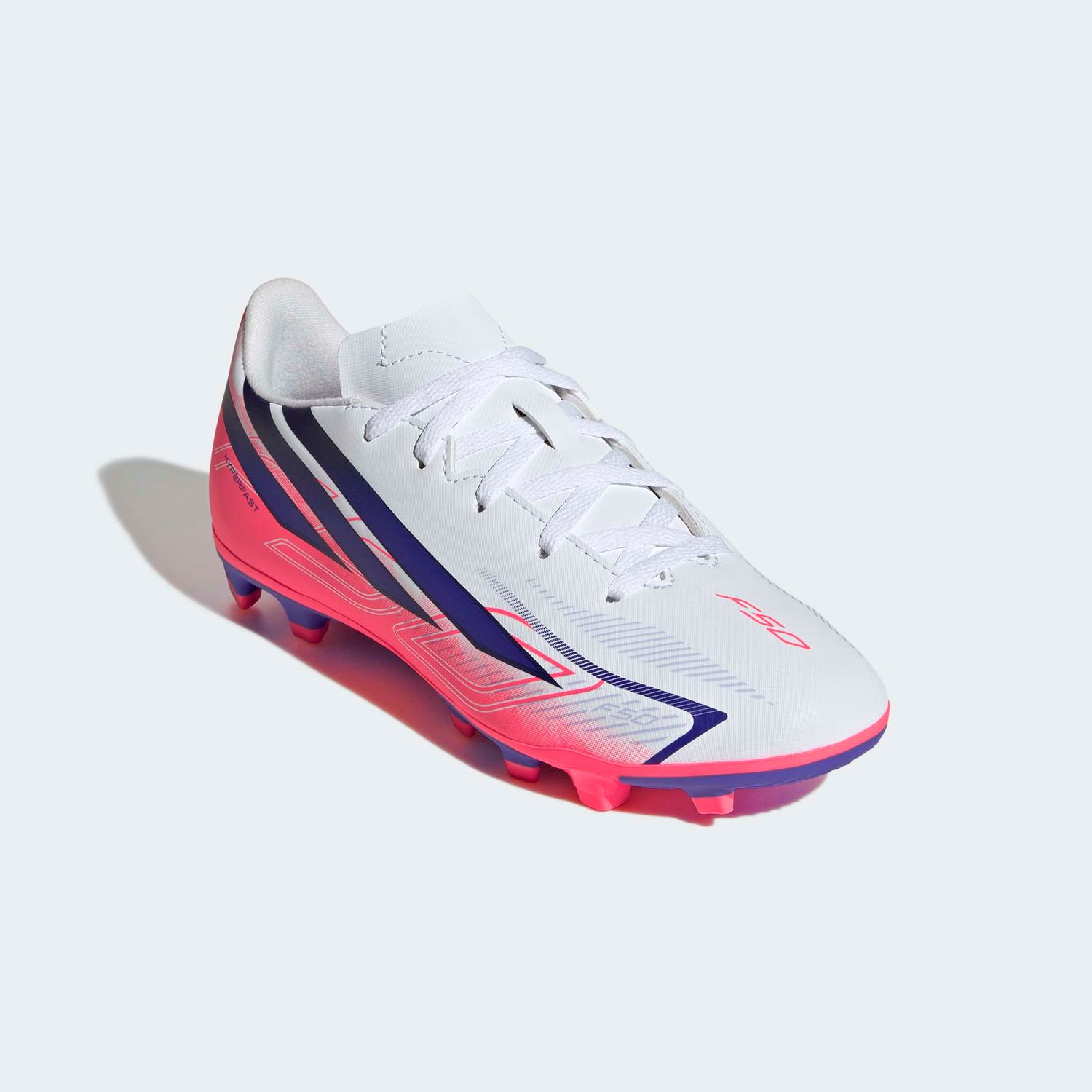 F50 HYPERFAST CLUB FG/MG JR (WHITE/PURPLE/SOLAR TURBO)