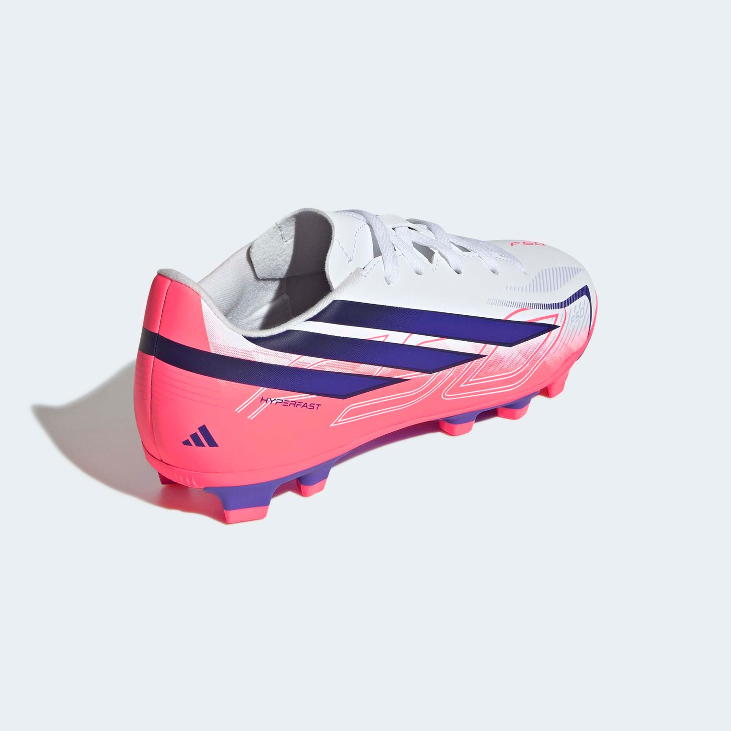 F50 HYPERFAST CLUB FG/MG JR (WHITE/PURPLE/SOLAR TURBO)