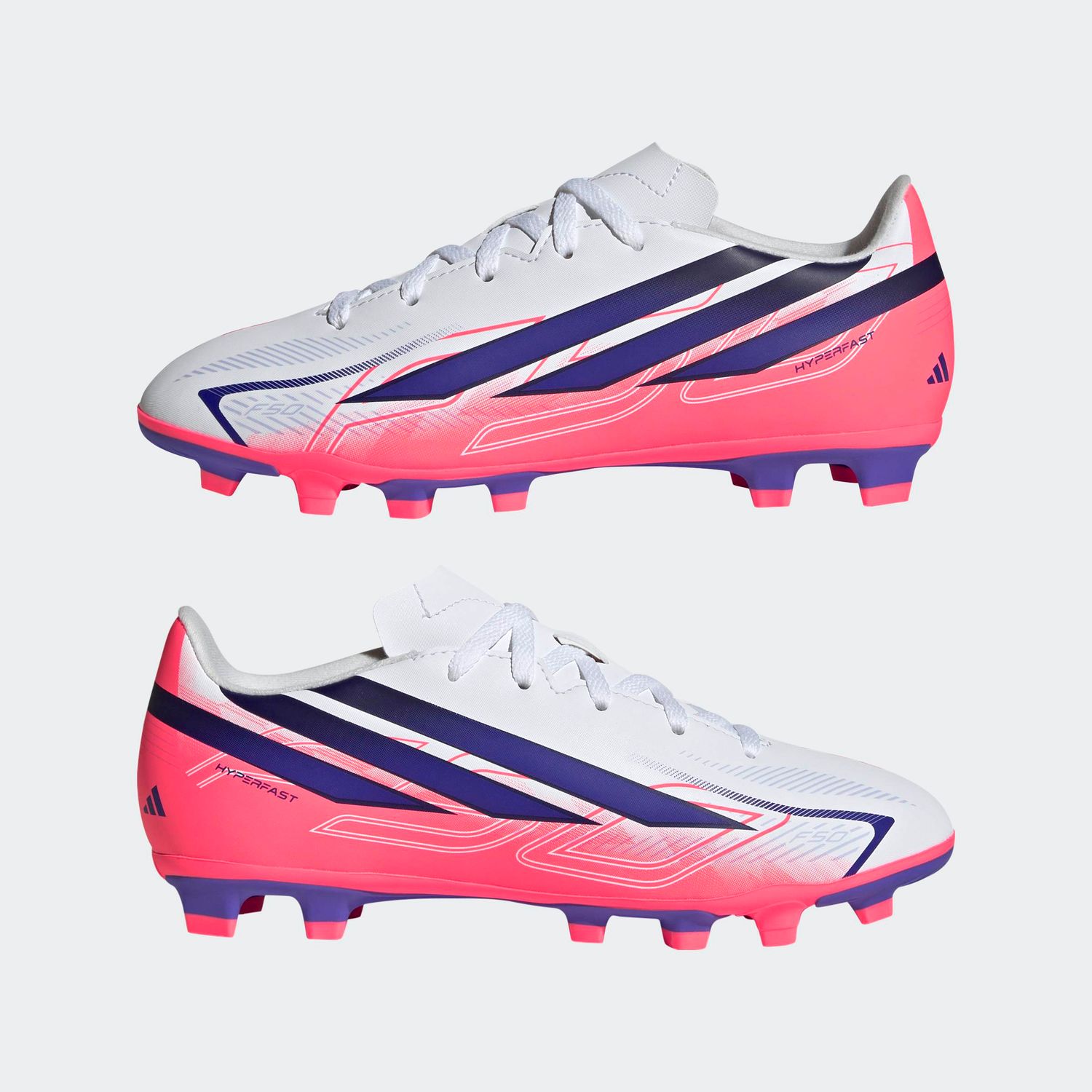 F50 HYPERFAST CLUB FG/MG JR (WHITE/PURPLE/SOLAR TURBO)