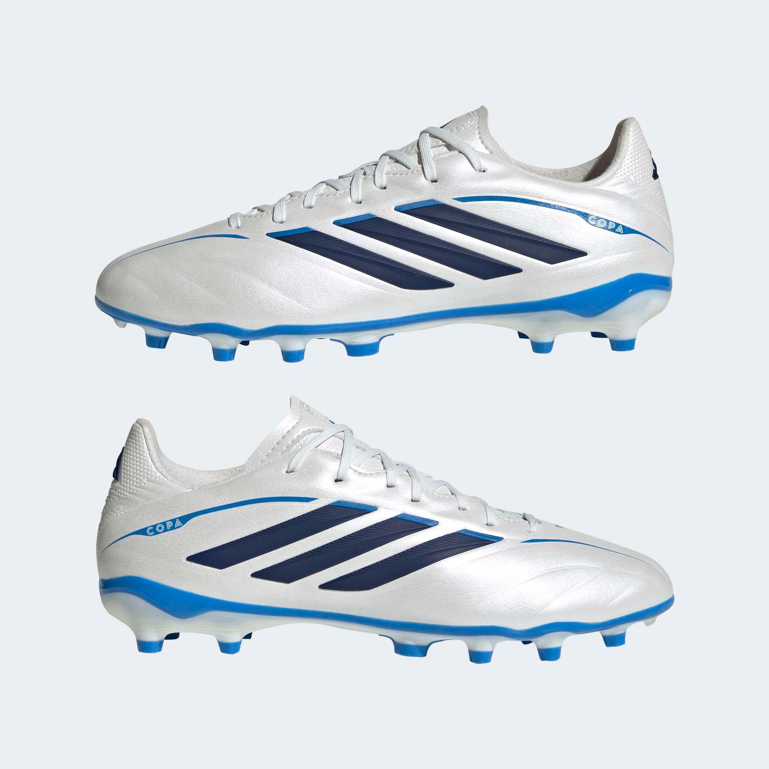 COPA PURE IV LEAGUE FG JR (WHITE/DARK BLUE)