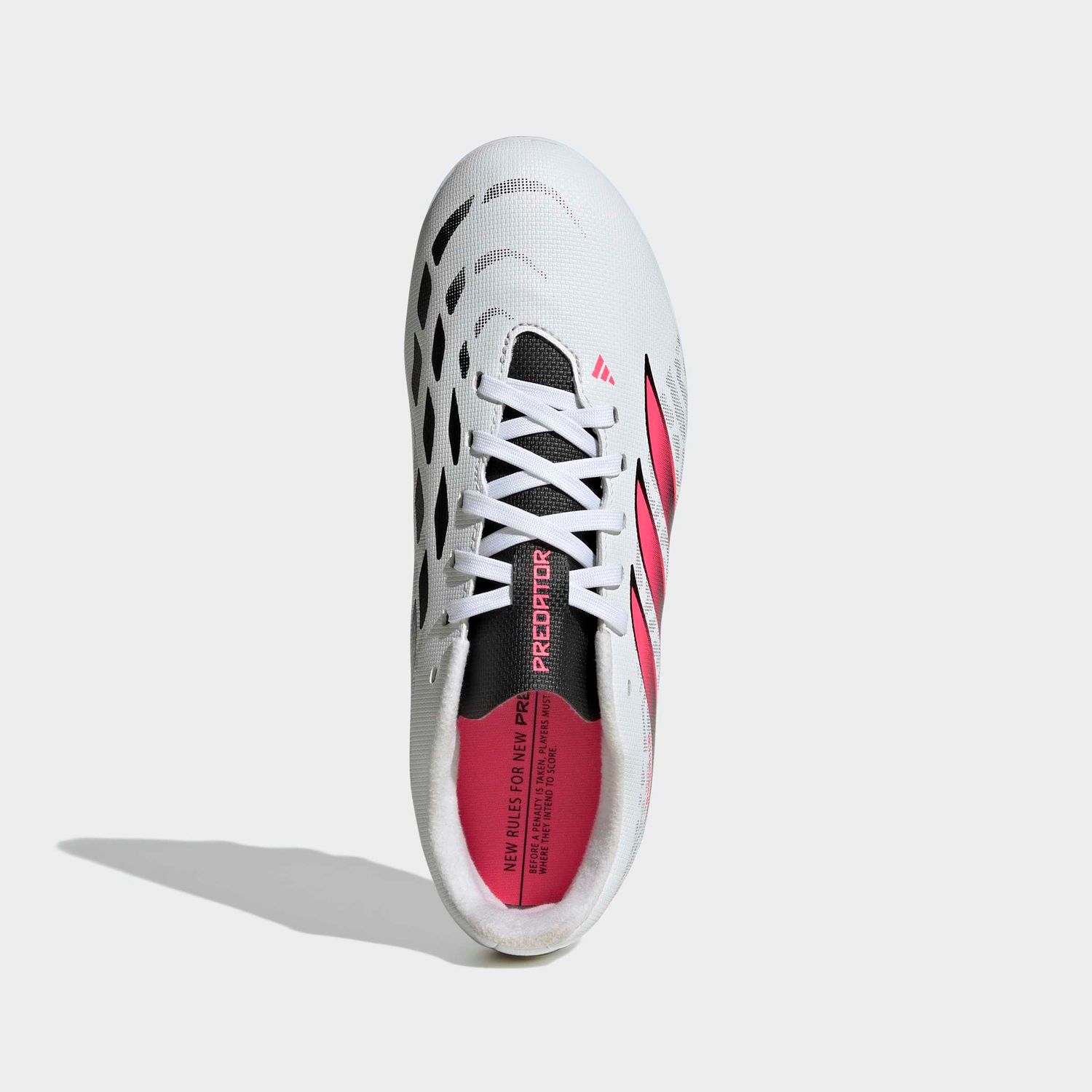PREDATOR CLUB FG/MG JR (WHITE/SOLAR TURBO/BLACK)