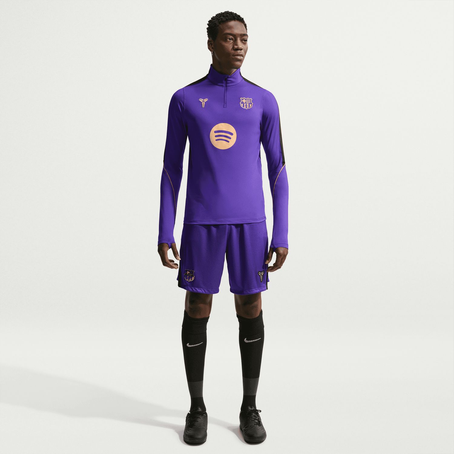 FC BARCELONA 26/27 AWAY STRIKE DRILL TOP (PURPLE/GOLD)