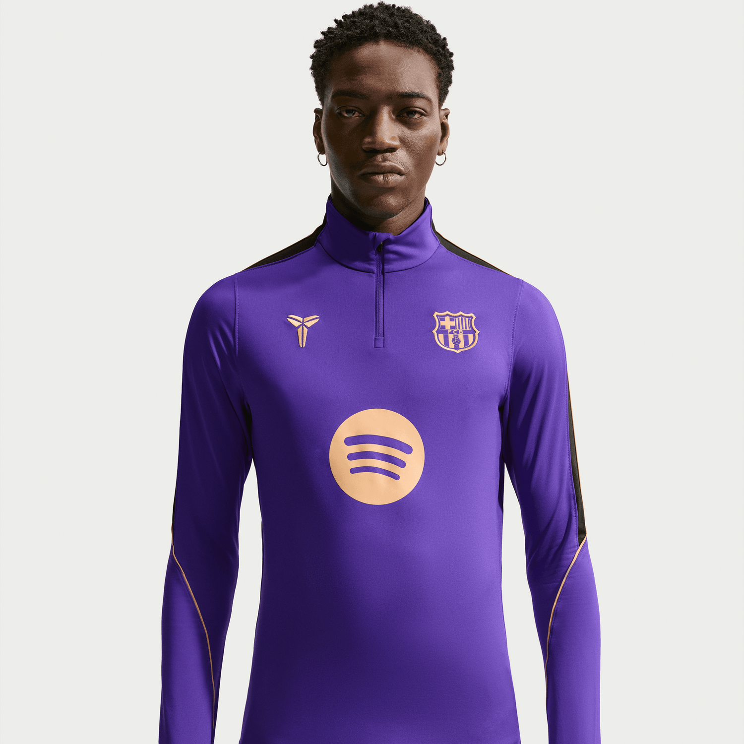 FC BARCELONA 26/27 AWAY STRIKE DRILL TOP (PURPLE/GOLD)