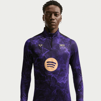 FC BARCELONA 26/27 AWAY STRIKE DRILL TOP (PURPLE/BLACK)
