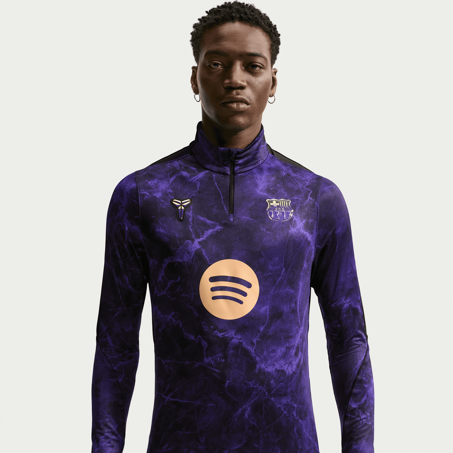 FC BARCELONA 26/27 AWAY STRIKE DRILL TOP (PURPLE/BLACK)