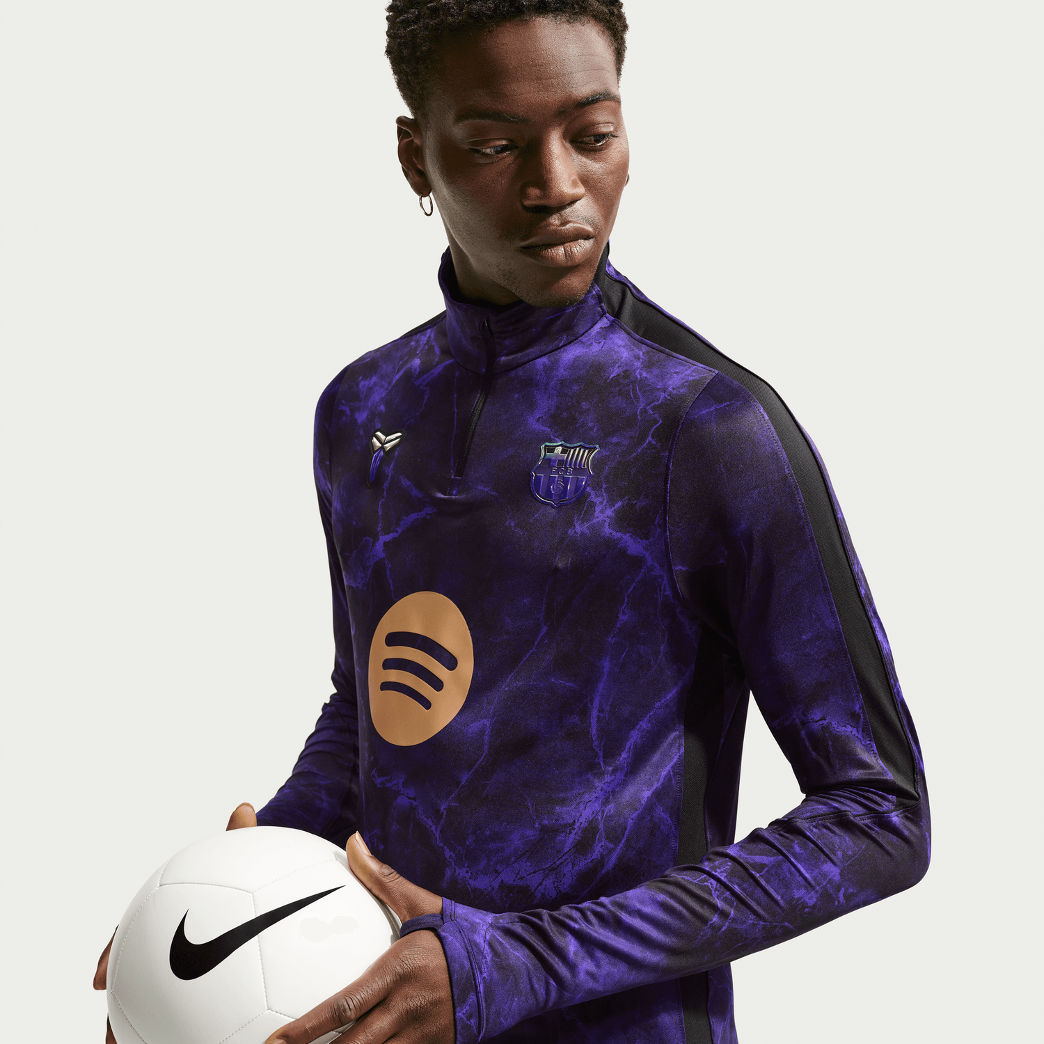 FC BARCELONA 26/27 AWAY STRIKE DRILL TOP (PURPLE/BLACK)