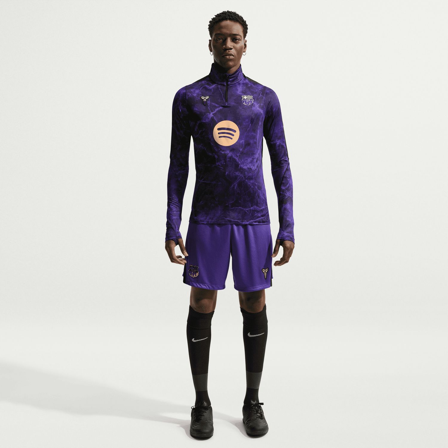 FC BARCELONA 26/27 AWAY STRIKE DRILL TOP (PURPLE/BLACK)