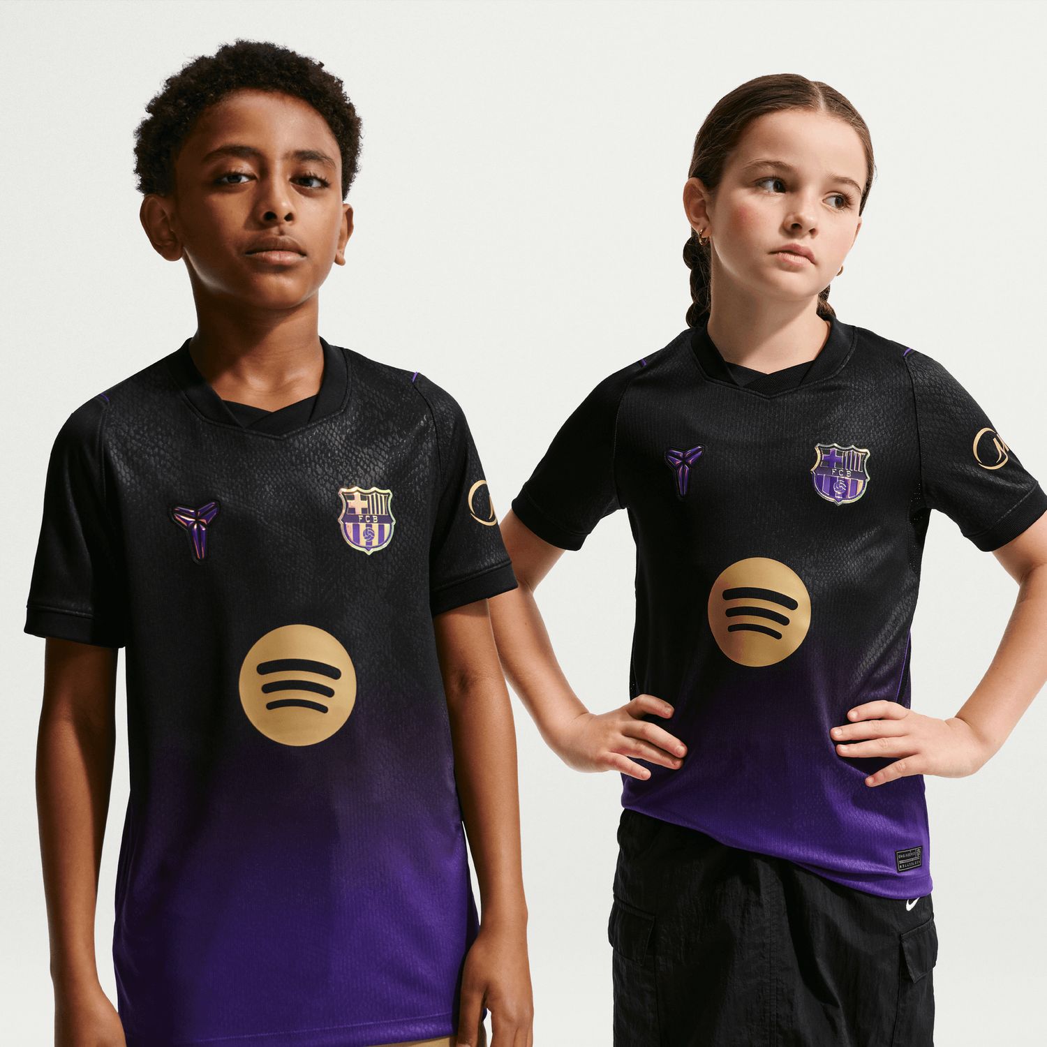 FC BARCELONA 26/27 AWAY JERSEY YOUTH (BLACK/PURPLE)