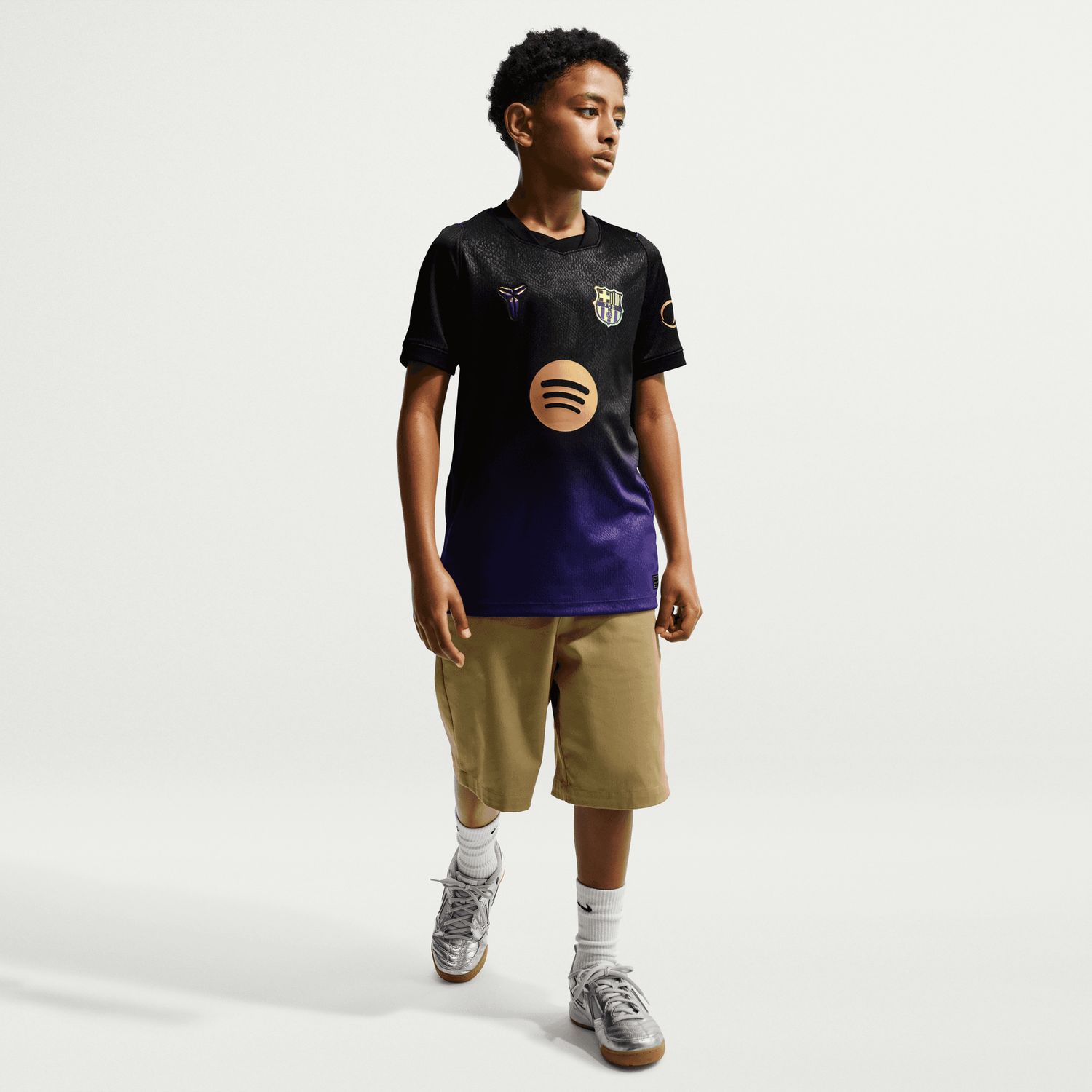 FC BARCELONA 26/27 AWAY JERSEY YOUTH (BLACK/PURPLE)
