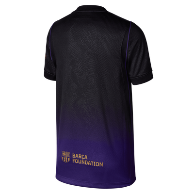 FC BARCELONA 26/27 AWAY JERSEY YOUTH (BLACK/PURPLE)