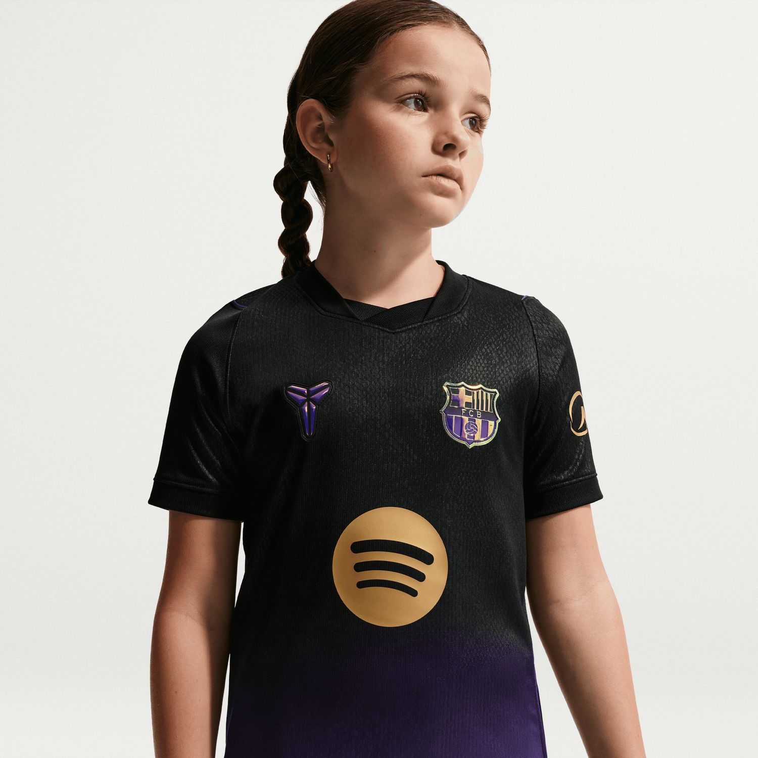 FC BARCELONA 26/27 AWAY JERSEY YOUTH (BLACK/PURPLE)