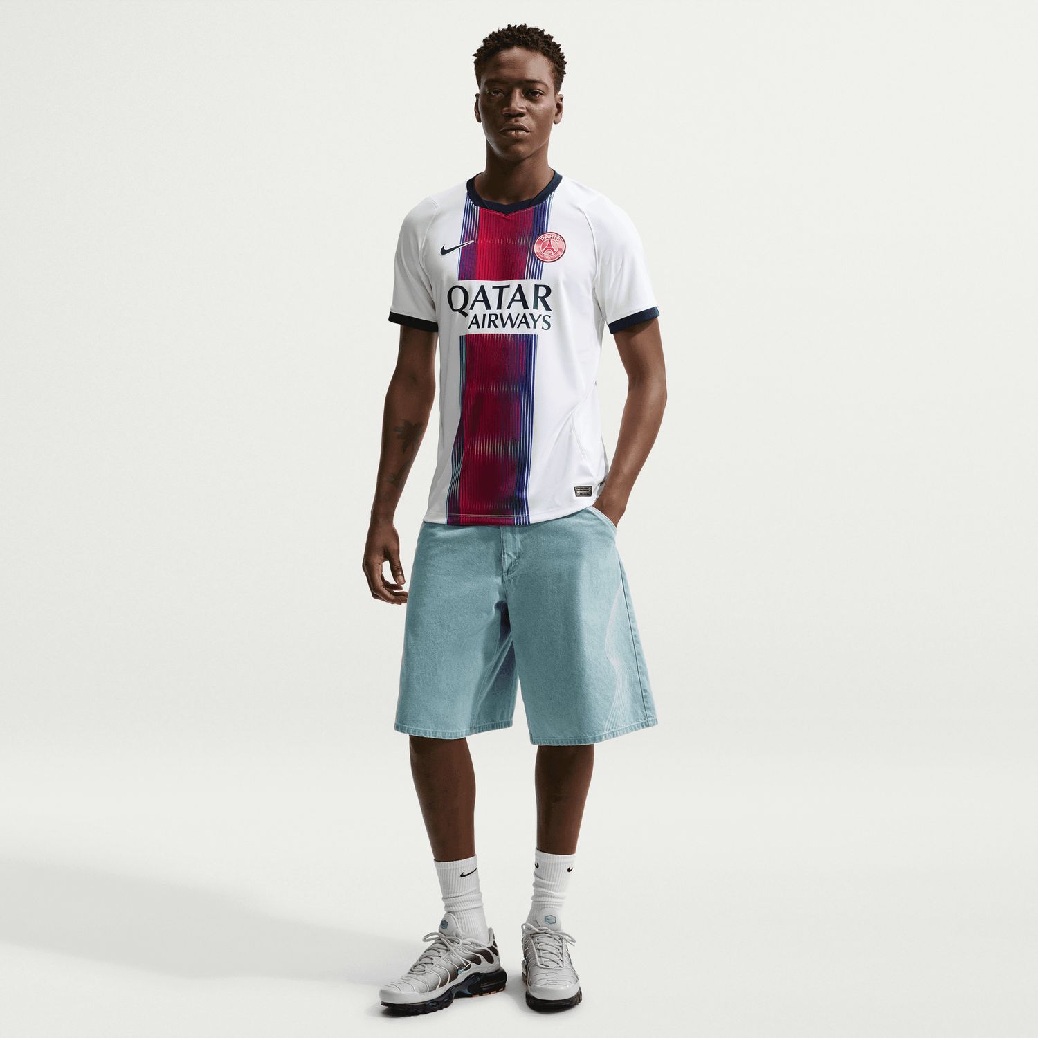 PSG 26/27 AWAY JERSEY (WHITE/RED)