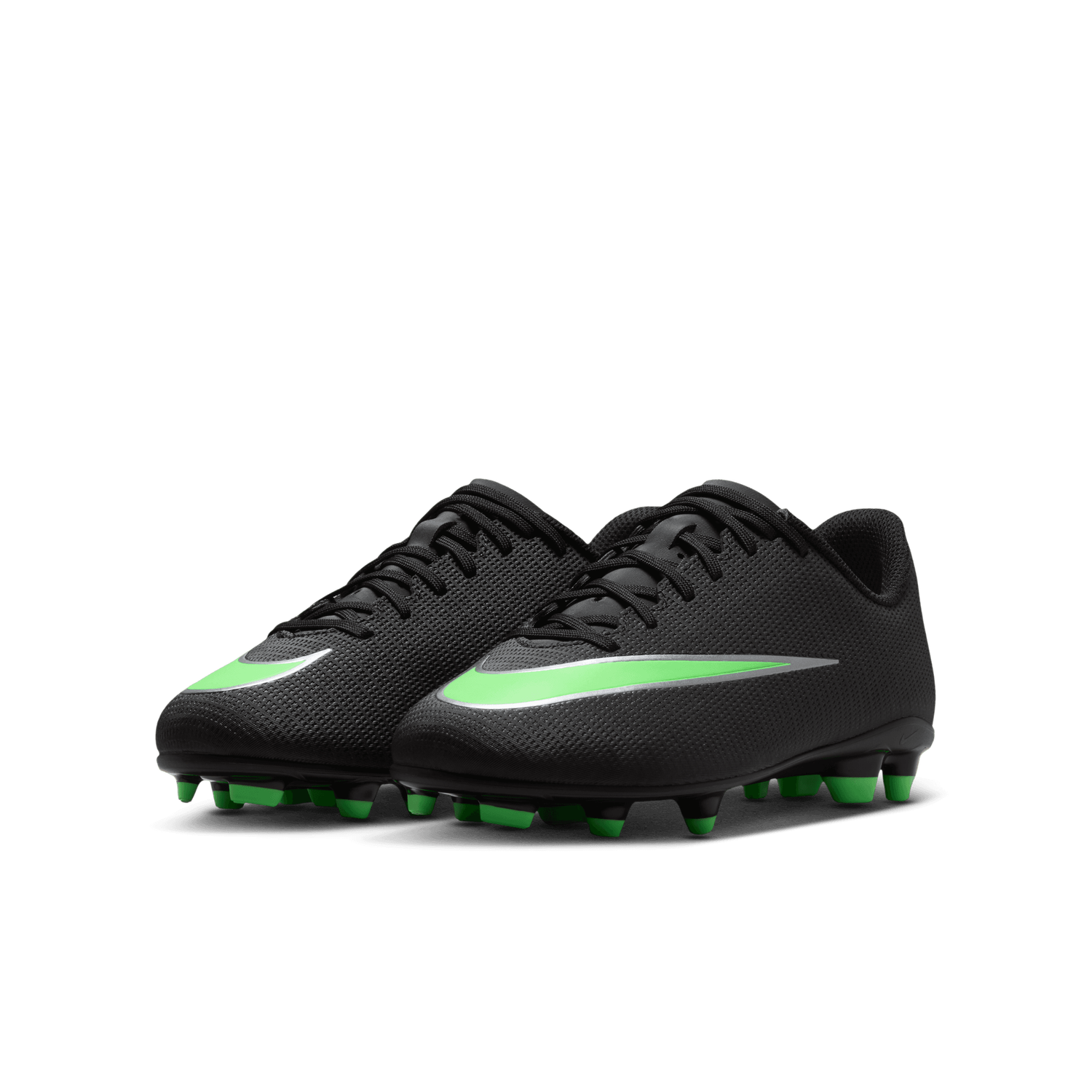 MERCURIAL VAPOR 17 CLUB FG/MG JR (BLACK/GREEN)