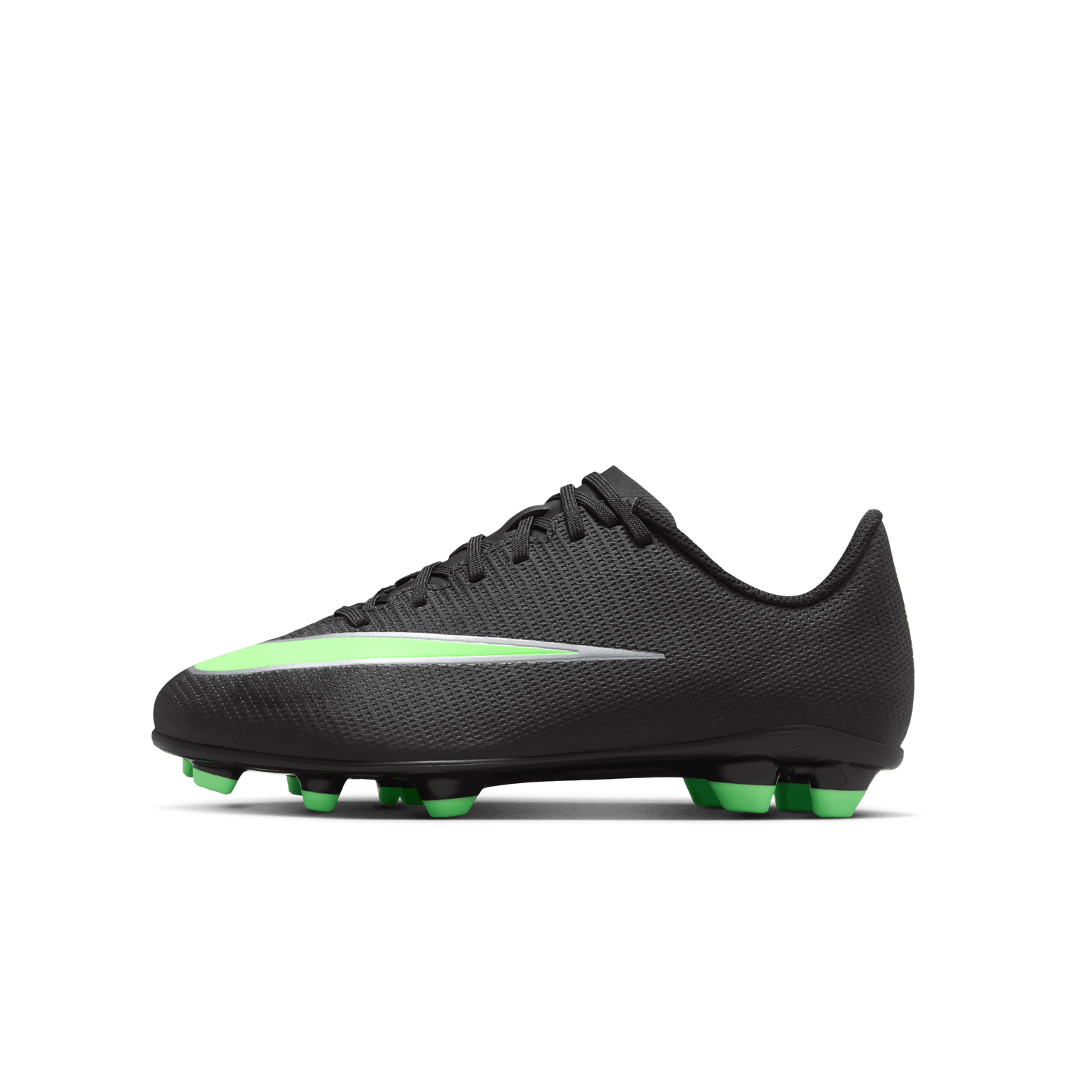 MERCURIAL VAPOR 17 CLUB FG/MG JR (BLACK/GREEN)