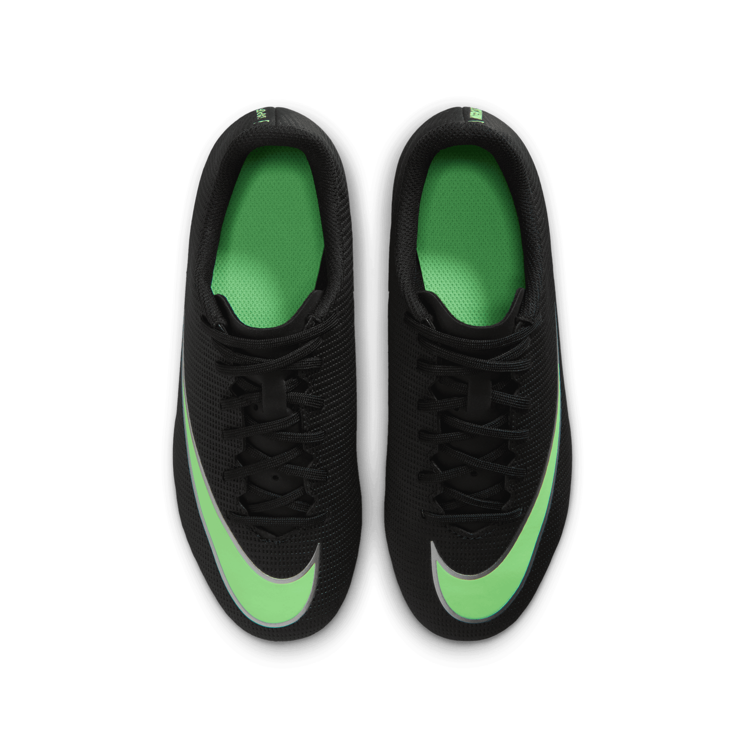 MERCURIAL VAPOR 17 CLUB FG/MG JR (BLACK/GREEN)