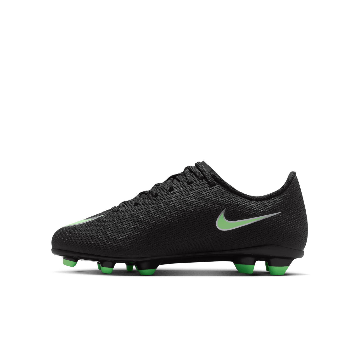MERCURIAL VAPOR 17 CLUB FG/MG JR (BLACK/GREEN)