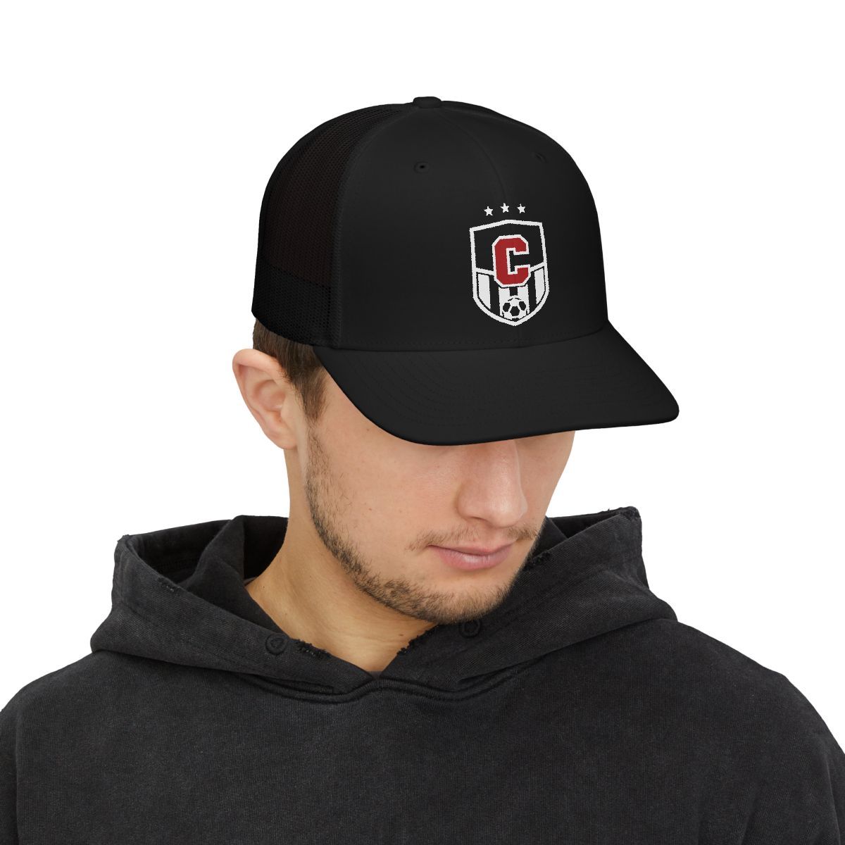 CHS Soccer Crest Snapback Trucker Cap