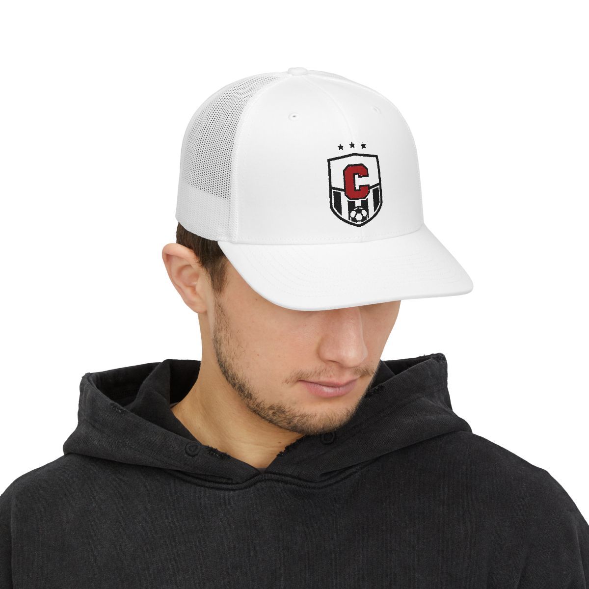 CHS Soccer Crest Snapback Trucker Cap