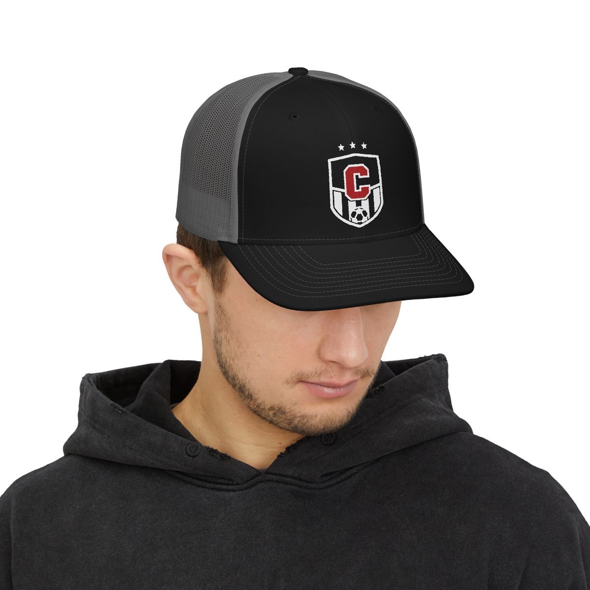 CHS Soccer Crest Snapback Trucker Cap
